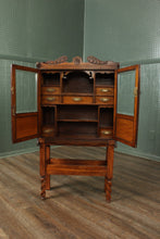 Load image into Gallery viewer, English Oak Pipe Cabinet c.1900