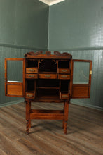 Load image into Gallery viewer, English Oak Pipe Cabinet c.1900