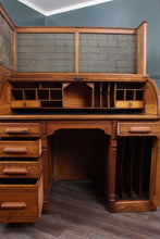 Load image into Gallery viewer, English Oak Rolltop c.1900