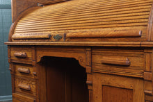 Load image into Gallery viewer, English Oak Rolltop c.1900