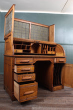 Load image into Gallery viewer, English Oak Rolltop c.1900