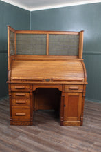 Load image into Gallery viewer, English Oak Rolltop c.1900