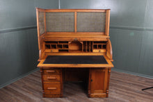 Load image into Gallery viewer, English Oak Rolltop c.1900