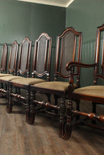 Load image into Gallery viewer, English Oak Set of 6 Chairs