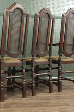Load image into Gallery viewer, English Oak Set of 6 Chairs