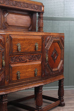 Load image into Gallery viewer, English Oak Sideboard c.1900