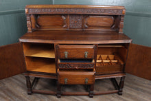 Load image into Gallery viewer, English Oak Sideboard c.1900