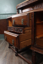 Load image into Gallery viewer, English Oak Sideboard c.1900