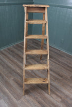Load image into Gallery viewer, English Primitive Pine Ladder c.1900