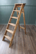 Load image into Gallery viewer, English Primitive Pine Ladder c.1900