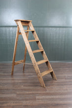 Load image into Gallery viewer, English Primitive Pine Ladder c.1900