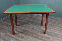 Load image into Gallery viewer, English Teak Midcentury Modern Card Table c.1970