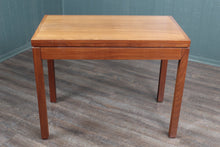 Load image into Gallery viewer, English Teak Midcentury Modern Card Table c.1970