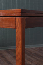 Load image into Gallery viewer, English Teak Midcentury Modern Card Table c.1970