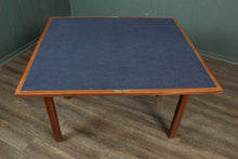 Load image into Gallery viewer, English Teak Midcentury Modern Card Table c.1970