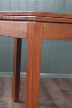 Load image into Gallery viewer, English Teak Midcentury Modern Card Table c.1970