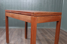 Load image into Gallery viewer, English Teak Midcentury Modern Card Table c.1970