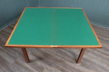 Load image into Gallery viewer, English Teak Midcentury Modern Card Table c.1970