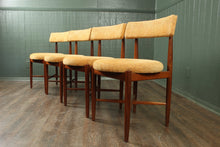 Load image into Gallery viewer, English Teak Midcentury Teak Gplan Chairs c.1960 set of 4