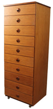 Load image into Gallery viewer, English Teak Schreiber Midcentury Chest