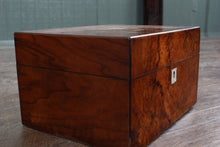 Load image into Gallery viewer, English Victorian Burl Walnut Gentlemans Vanity Box c.1880