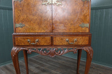 Load image into Gallery viewer, English Walnut Cocktail Cabinet c.1920