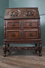 Load image into Gallery viewer, English Walnut Fall Front Desk c.1900