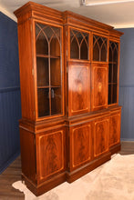 Load image into Gallery viewer, English Walnut Inlaid Cabinet - The Barn Antiques