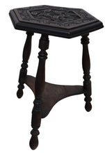 Load image into Gallery viewer, European Handcarved Petite Table c.1900