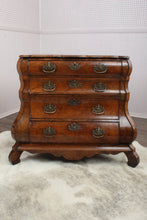 Load image into Gallery viewer, French Burl Walnut 18th Century Bombe Chest