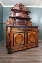 Load image into Gallery viewer, French Burl Walnut Sideboard c.1880