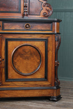 Load image into Gallery viewer, French Burl Walnut Sideboard c.1880