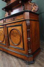 Load image into Gallery viewer, French Burl Walnut Sideboard c.1880