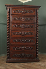 Load image into Gallery viewer, French Carved Chest c.1890