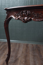 Load image into Gallery viewer, French Carved Mahogany Table c.1890