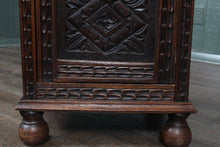 Load image into Gallery viewer, French Carved Oak Bedside Cabinet c.1900