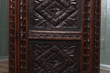 Load image into Gallery viewer, French Carved Oak Bedside Cabinet c.1900