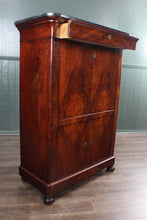 Load image into Gallery viewer, French Flame Mahogany Louis Philippe Secretaire c.1840
