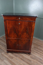 Load image into Gallery viewer, French Flame Mahogany Louis Philippe Secretaire c.1840