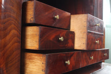 Load image into Gallery viewer, French Flame Mahogany Louis Philippe Secretaire c.1840