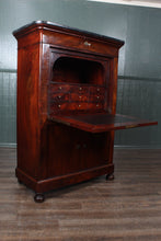 Load image into Gallery viewer, French Flame Mahogany Louis Philippe Secretaire c.1840