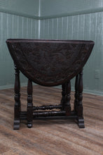 Load image into Gallery viewer, French Handcarved Dropleaf Table c.1900