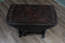 Load image into Gallery viewer, French Handcarved Dropleaf Table c.1900
