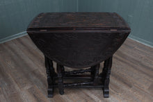 Load image into Gallery viewer, French Handcarved Dropleaf Table c.1900