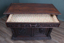 Load image into Gallery viewer, French Handcarved Oak Cabinet c.1890