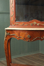 Load image into Gallery viewer, French Louis XV Style Marble-Top Console Table with Mirror c.1930