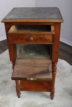 Load image into Gallery viewer, French Marble Top Chevet c.1890