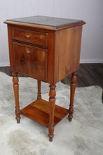 Load image into Gallery viewer, French Marble Top Chevet c.1890