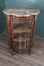 Load image into Gallery viewer, French Marble Top Display with Intricate Brass Ormolu c.1900