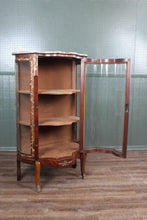 Load image into Gallery viewer, French Marble Top Display with Intricate Brass Ormolu c.1900